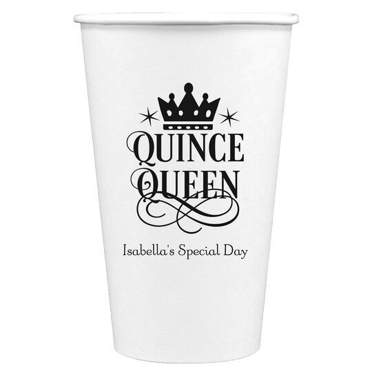 Quince Queen Paper Coffee Cups